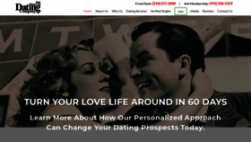 What Thedallasdatingcompany.com website looked like in 2019 (4 years ago)