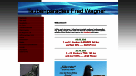 What Taubenparadies-fred-wagner.com website looked like in 2019 (4 years ago)