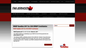 What Tax-services.ca website looked like in 2019 (4 years ago)