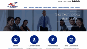 What Taxact.org website looked like in 2019 (4 years ago)