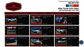 What Turnerautogroup.com website looked like in 2019 (4 years ago)