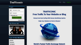 What Trafficonic.com website looked like in 2019 (4 years ago)