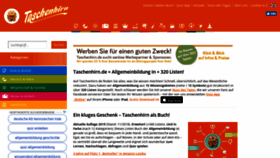 What Taschenhirn.de website looked like in 2019 (4 years ago)