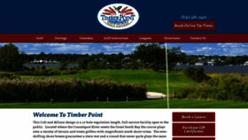What Timberpointgolfcourse.com website looked like in 2019 (4 years ago)