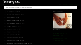 What Teleserye.su website looked like in 2019 (4 years ago)