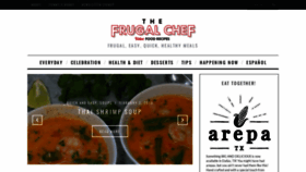 What Thefrugalchef.com website looked like in 2019 (4 years ago)