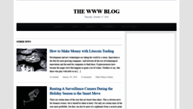 What Thewwwblog.com website looked like in 2019 (4 years ago)