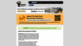 What Theninjaproxy.com website looked like in 2019 (4 years ago)