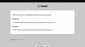 What Trident-qa.com website looked like in 2019 (4 years ago)