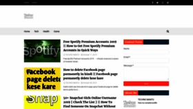 What Technomantu.in website looked like in 2019 (5 years ago)