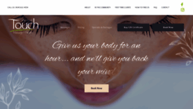 What Theartoftouchmassage.com website looked like in 2019 (4 years ago)