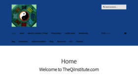 What Theqiinstitute.com website looked like in 2019 (4 years ago)