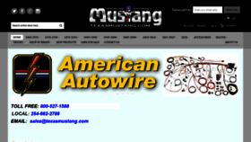 What Texasmustang.com website looked like in 2019 (4 years ago)