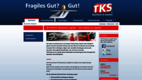 What Tks-express.de website looked like in 2019 (4 years ago)