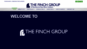What Thefinchgroup.com website looked like in 2019 (4 years ago)