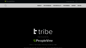 What Tribe.do website looked like in 2019 (4 years ago)
