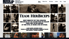 What Teamherbiceps.com website looked like in 2019 (4 years ago)