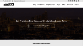 What Thefrontsteps.com website looked like in 2019 (4 years ago)