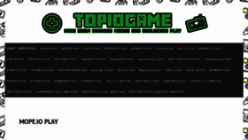 What Topiogame.com website looked like in 2019 (4 years ago)