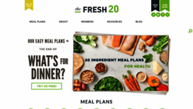 What Thefresh20.com website looked like in 2019 (4 years ago)