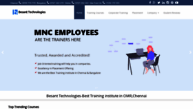 What Traininginsholinganallur.in website looked like in 2019 (4 years ago)