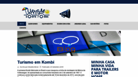 What Turismosobrerodas.com.br website looked like in 2019 (4 years ago)