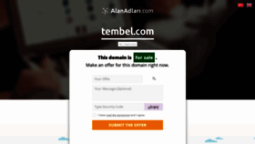 What Tembel.com website looked like in 2019 (4 years ago)