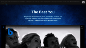 What Thebestyou.co website looked like in 2019 (4 years ago)
