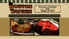 What Thebostontavern.com website looked like in 2019 (4 years ago)