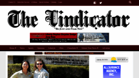 What Thevindicator.com website looked like in 2019 (4 years ago)