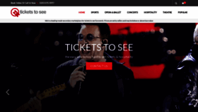 What Ticketstosee.com website looked like in 2019 (4 years ago)