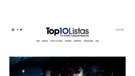 What Top10listas.com website looked like in 2019 (4 years ago)