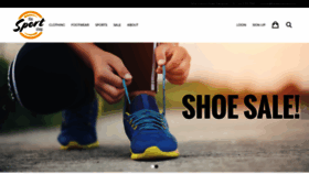 What Thesportshop.co.nz website looked like in 2019 (4 years ago)