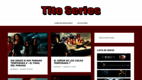 What Titoseries.xyz website looked like in 2019 (4 years ago)