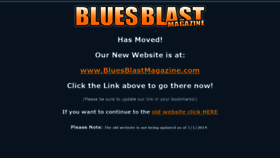 What Thebluesblast.com website looked like in 2019 (4 years ago)
