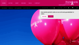 What Think-pink.be website looked like in 2019 (4 years ago)
