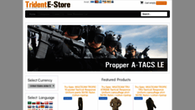 What Tridentestore.com website looked like in 2019 (4 years ago)