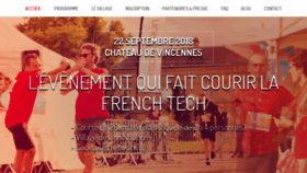 What Techrun.fr website looked like in 2019 (5 years ago)