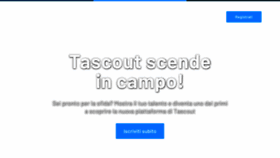 What Tascout.com website looked like in 2019 (4 years ago)