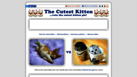 What Thecutestkitten.com website looked like in 2019 (4 years ago)