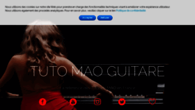 What Tuto-mao-guitare.com website looked like in 2019 (4 years ago)