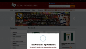 What Texas-wholesale.com website looked like in 2019 (4 years ago)
