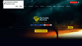What Tornadomovies.co website looked like in 2019 (4 years ago)