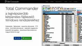 What Totalcommander.hu website looked like in 2019 (5 years ago)