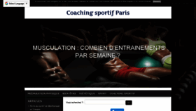 What Topblog-sportif-and-coaching.fr website looked like in 2019 (4 years ago)