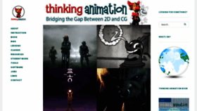 What Thinkinganimation.com website looked like in 2019 (4 years ago)