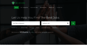 What Thejobhero.net website looked like in 2019 (4 years ago)