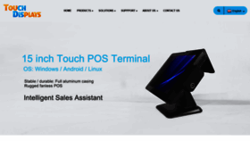 What Touchdisplays-tech.com website looked like in 2019 (4 years ago)