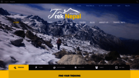 What Treknepalhimalayas.com website looked like in 2019 (4 years ago)