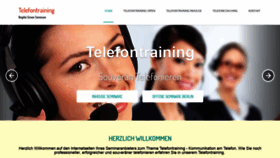 What Telefontraining-telefonseminare.de website looked like in 2019 (4 years ago)